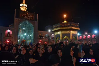 شام غریبان 98 حرم امام رضا