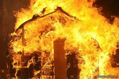 انبار قیر در بندرعباس آتش گرفت+فیلم