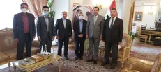 رئیس دانشگاه تفرش با سفیر سوریه دیدار و گفتگو کرد