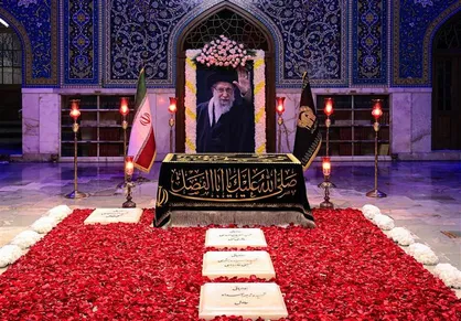 آمادگی حرم مطهر رضوی برای مراسم چهلم رهبر شهید