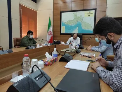 نشست تخصصی فرمانده بسیج دانشجویی هرمزگان با استاندار
