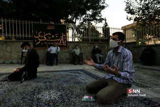 روضه خانگی در منزل دو شهید سانحه هواپیمای اوکراینی