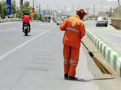 ۱۴ هزار کارگر، رفت و روب فضای شهری تهران را بر عهده دارند