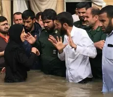 فیلم| گریه‌های یک بسیجی در کوت‌عبدالله: هیچ‌کس نیامد
