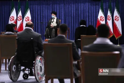 دیدار قهرمانان المپیک و پارالمپیک با رهبر معظم انقلاب