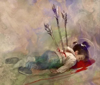 شهیدِ ۳ ساله  + عکس