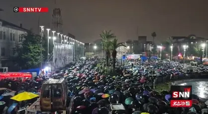 برگزاری مراسم احیای شب نوزدهم ماه مبارک رمضان در میعادگاه این شب&zwnj;های شهر رشت+فیلم