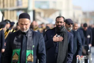 دسته عزای خادمان کریمه اهل بیت(س) در سوگ امام موسی کاظم(ع)