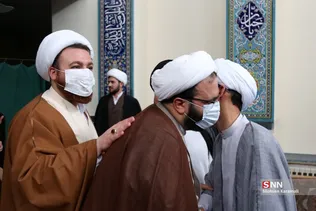 عمامه‌گذاری طلاب در میلاد امام حسین(ع)