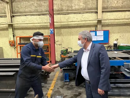 بازدید وزیر صمت از بزرگترین مجتمع خودروسازی بخش خصوصی کشور/ اشتغال ۱۰ هزار نفری با تولید محصولات سواری و تجاری
