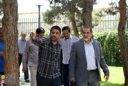 مدیرکل حراست وزارت ورزش در محل فدراسیون کشتی حضور یافت
