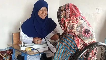 خدمت رسانی جهادگران سلامت در روستای جیدرزار