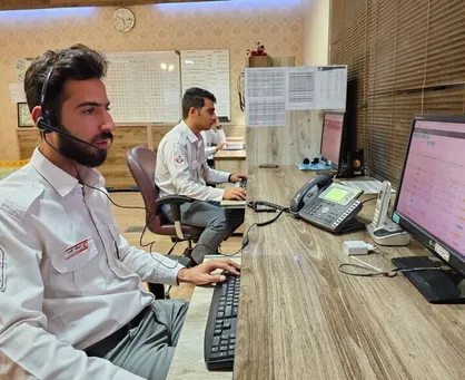 افزایش تماس&zwnj;های اعلام حوادث به(EOC) در ایام پایانی ماه صفر