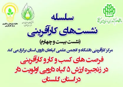 نشست کارآفرینی گیاهان دارویی در دانشگاه منابع طبیعی گرگان برگزار می&zwnj;شود