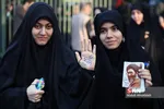 حرکت دسته عزاداری دانشگاه تهران به سمت بیت رهبری