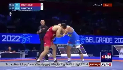 پژمان پشتام با شایستگی به مرحله یک چهارم رسید