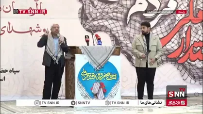 اجرای مشترک آهنگران و بهاری در جمع بسیجیان/ &laquo;هر یه موشک کشورِ علی یعنی یه شمشیر ذوالفقار&raquo;