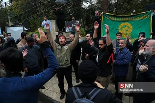 دسته عزاداری شهادت امام رضا (ع) در دانشگاه تهران 