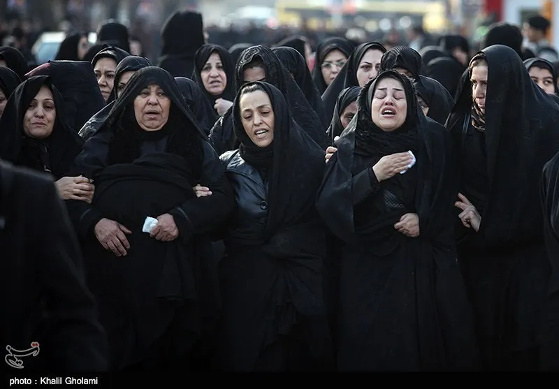 عزاداری حادثه برخورد قطار