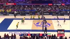 ایران فینالیست والیبال قهرمانی آسیا شد / رزرو بلیت مسابقات جهانی 2027 با برد مقابل استرالیا /ایران 3 -1 استرالیا / ایران  ۲۵ | ۱۷ | ۲۵ | ۲۵
استرالیا ۲۱ | ۲۵ | ۱۷ | ۲۲