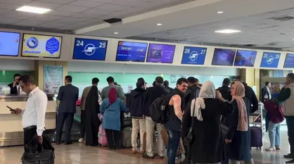 وضعیت عادی تردد مسافران در فرودگاه بین&zwnj;المللی مشهد + فیلم