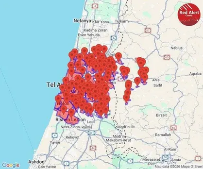 آغاز موج جدید موشک&zwnj;باران سرزمین&zwnj;های اشغالی از ایران + عکس و فیلم