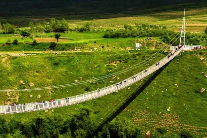 پل معلق مشگین&zwnj;شهر میزبان جشنواره ملی گردشگری شد