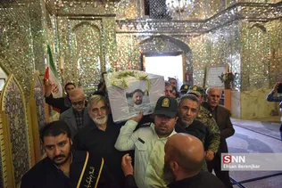 تشییع پیکر مطهر شهید «رضا زارع‌ مویدی» شهید مدافع امنیت در شیراز