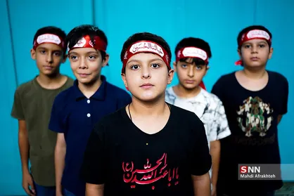 هیئت عزاداری نوجوانان در حسینیه ارشاد