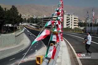افتتاح و بهره برداری پل تقاطق غیر هم سطح بزرگراه شهید چمران 