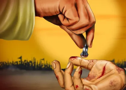 تصویر سازی العطش قد قتلنی