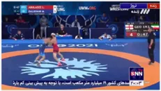 کشتی فرنگی قهرمانی جهان-مدال دلچسب دلخانی سومین چراغ طلایی را روشن کرد