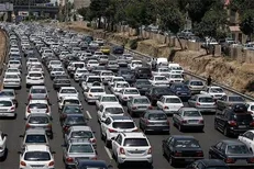 ترافیک نیمه سنگین در ورودی پایتخت