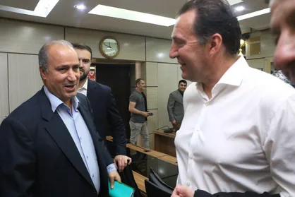 نشست خبری مهدی تاج در مرکز ملی فوتبال