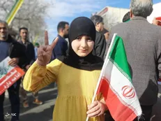 خلق حماسه گلستانی‌ها در راهپیمایی ضد استکباری ۱۳ آبان + فیلم
