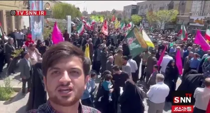 اعلام انزجار مردم دارالعباده یزد از رژیم صهیونیستی