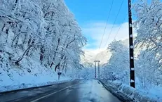 بارش برف و باران در ۲۲ استان