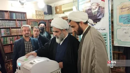 مراجع عظام تقلید رای خود را به صندوق انداختند + تصاویر
