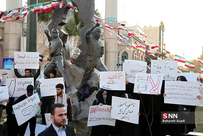 تجمع دانشجویان دانشگاه&zwnj; تهران در اعتراض به معامله قرن