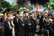 نود و چهارمین شب اجتماع مردمی «شب‌های اقتدار» در سمنان+تصاویر