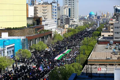 راهپیمایی روز جهانی قدس در مشهد مقدس