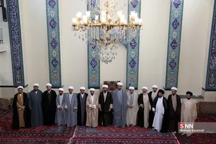 عمامه‌گذاری طلاب در میلاد امام حسین(ع)
