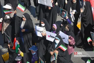 راهپیمایی بانوان فاطمی در شیراز