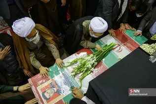  تشییع و تدفین پیکر شهید مدافع حرم «احسان کربلایی پور» در قم