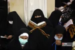 آیین ترتیل‌خوانی قرآن کریم در حرم حضرت معصومه(س)