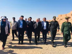 حضور  وزیر میراث‌فرهنگی در پایگاه و محوطه جهانی چغازنبیل