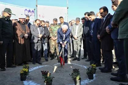 کلنگ&zwnj;زنی هنرستان فنی شهرستان مانه با همت قرارگاه محرومیت زدایی ارتش