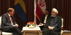 روحانی با نخست‌وزیر سوئد دیدار کرد