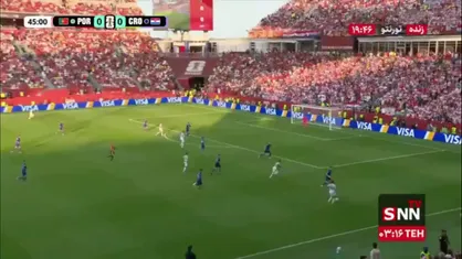 فرصت سوزی عجیب لیائو در چند قدمی دروازه کرواسی / پرتغال 0 - 0 کرواسی