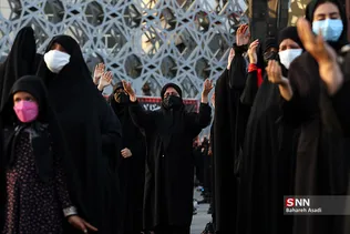 خیمه سوزان عصر عاشورا در میدان امام حسین